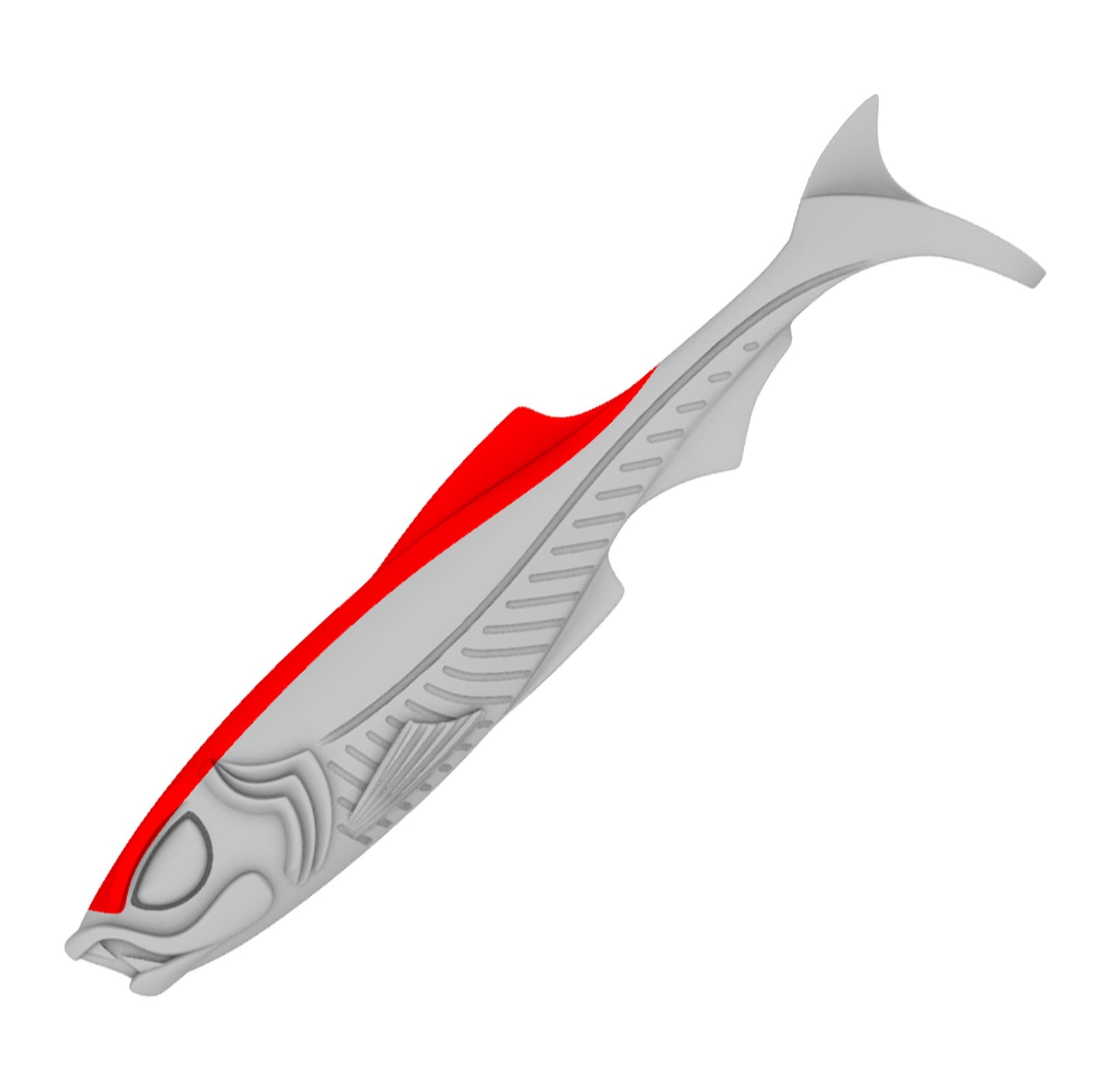 Rider upper fin and back molds (3″- 6″)