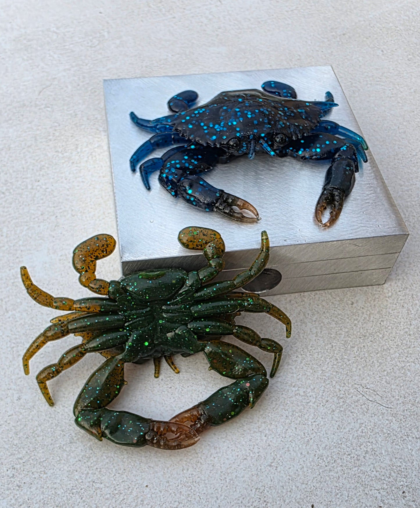 Blue crab 3.75inch + claws and eyes mold (no defects)