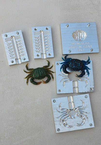 Gree crab 3.15inch + claws and eyes mold (no defects)