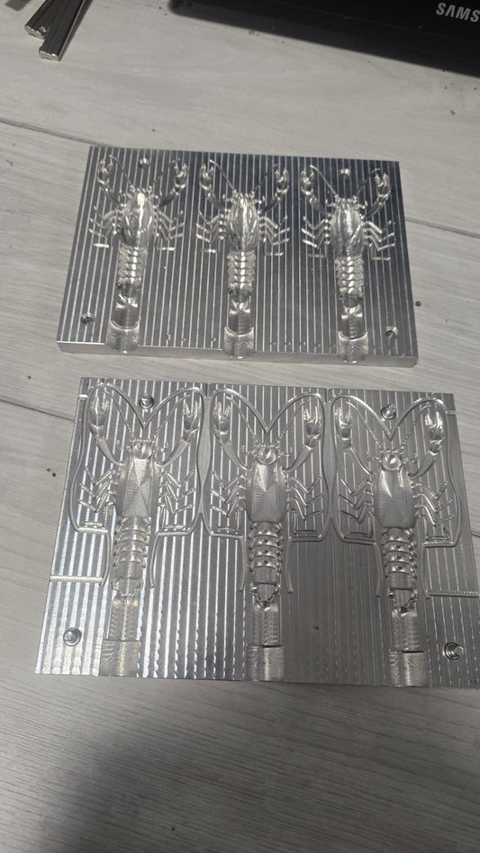 Craw Mold 4in - 3cav - (no defects)