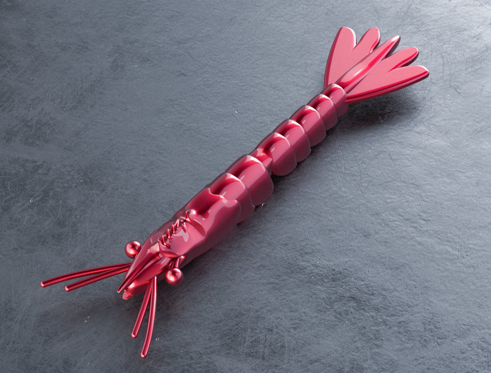 Flat Prawn (3" - 6")
